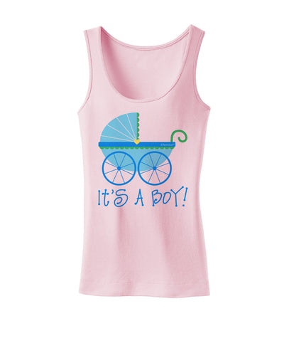 It's a Boy - Baby Boy Carriage Womens Tank Top-Womens Tank Tops-TooLoud-SoftPink-X-Small-Davson Sales