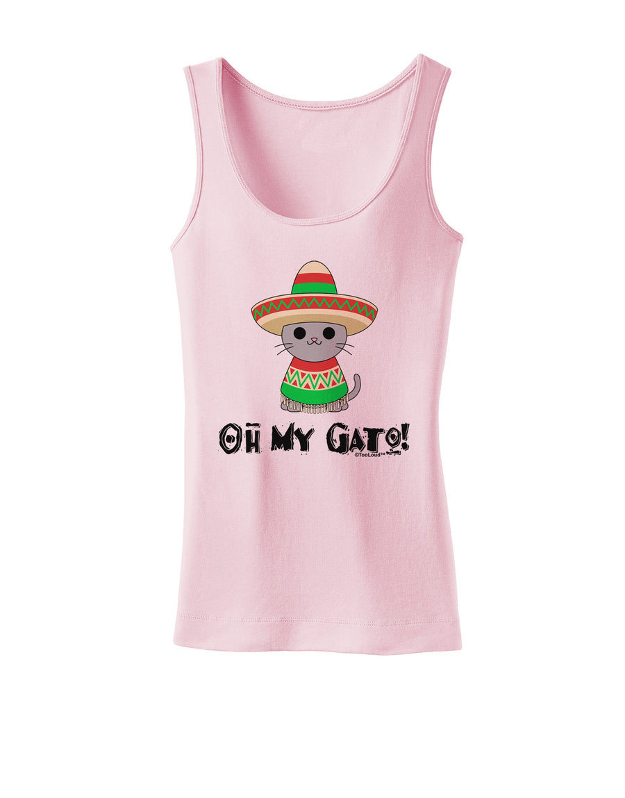 Oh My Gato - Cinco De Mayo Womens Tank Top-Womens Tank Tops-TooLoud-White-X-Small-Davson Sales