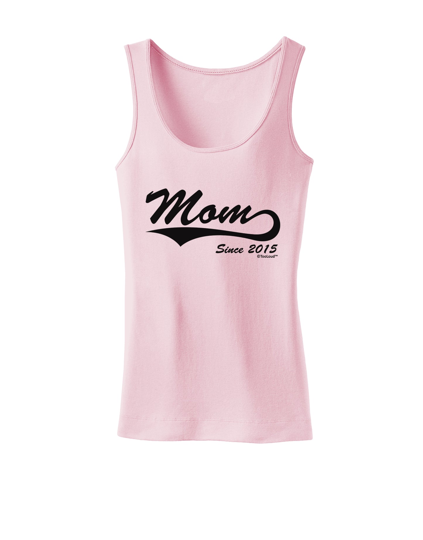 Mom Since (Your Year Personalized) Design Womens Tank Top by TooLoud-Womens Tank Tops-TooLoud-SoftPink-X-Small-Davson Sales