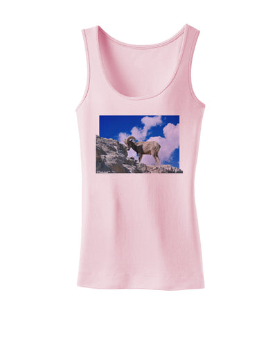 Bighorn Ram Womens Tank Top-Womens Tank Tops-TooLoud-SoftPink-X-Small-Davson Sales