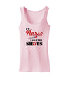 Nurse - Call The Shots Womens Petite Tank Top-TooLoud-SoftPink-X-Small-Davson Sales