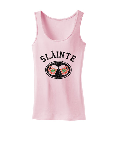 Slainte - St. Patrick's Day Irish Cheers Womens Tank Top by TooLoud-Womens Tank Tops-TooLoud-SoftPink-X-Small-Davson Sales