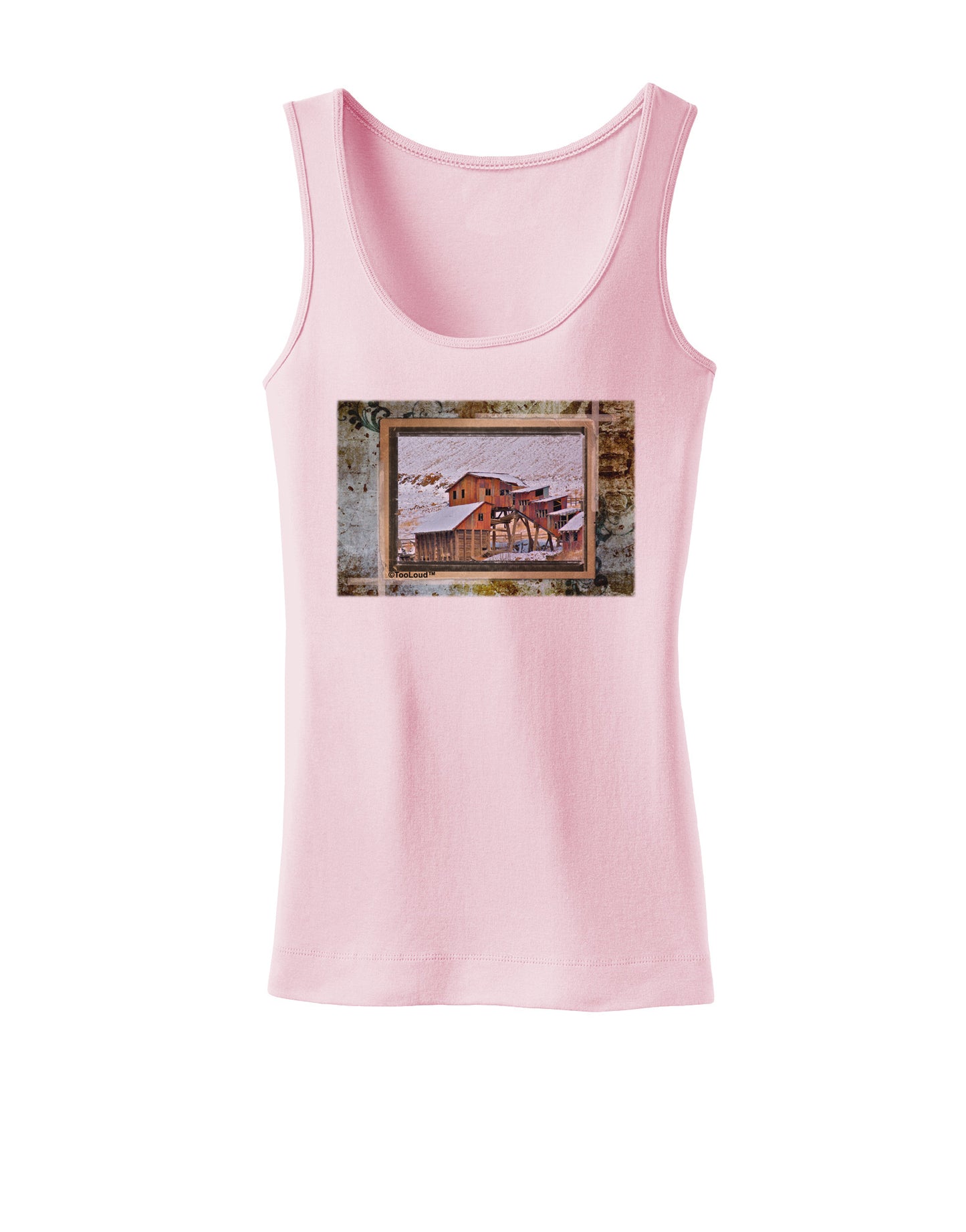 Mine Scene Colorado Womens Petite Tank Top-TooLoud-SoftPink-X-Small-Davson Sales