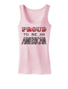 Proud to be an American Womens Tank Top-Womens Tank Tops-TooLoud-SoftPink-X-Small-Davson Sales