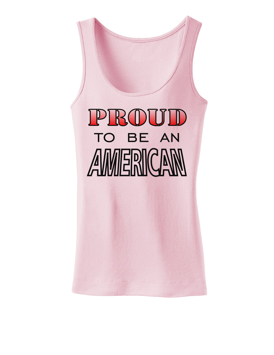 Proud to be an American Womens Tank Top-Womens Tank Tops-TooLoud-White-X-Small-Davson Sales