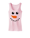 Snowman Face Christmas Womens Tank Top-Womens Tank Tops-TooLoud-SoftPink-X-Small-Davson Sales