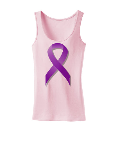 Crohn’s Disease Awareness Ribbon - Purple Womens Tank Top-Womens Tank Tops-TooLoud-SoftPink-X-Small-Davson Sales