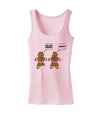 Funny Gingerbread Conversation Christmas Womens Tank Top-Womens Tank Tops-TooLoud-SoftPink-X-Small-Davson Sales