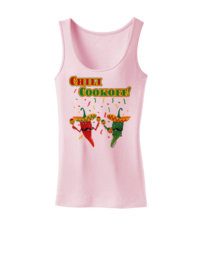 Chili Cookoff! Chile Peppers Womens Tank Top-Womens Tank Tops-TooLoud-SoftPink-X-Small-Davson Sales