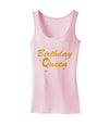 Birthday Queen Text Womens Petite Tank Top by TooLoud-TooLoud-SoftPink-X-Small-Davson Sales