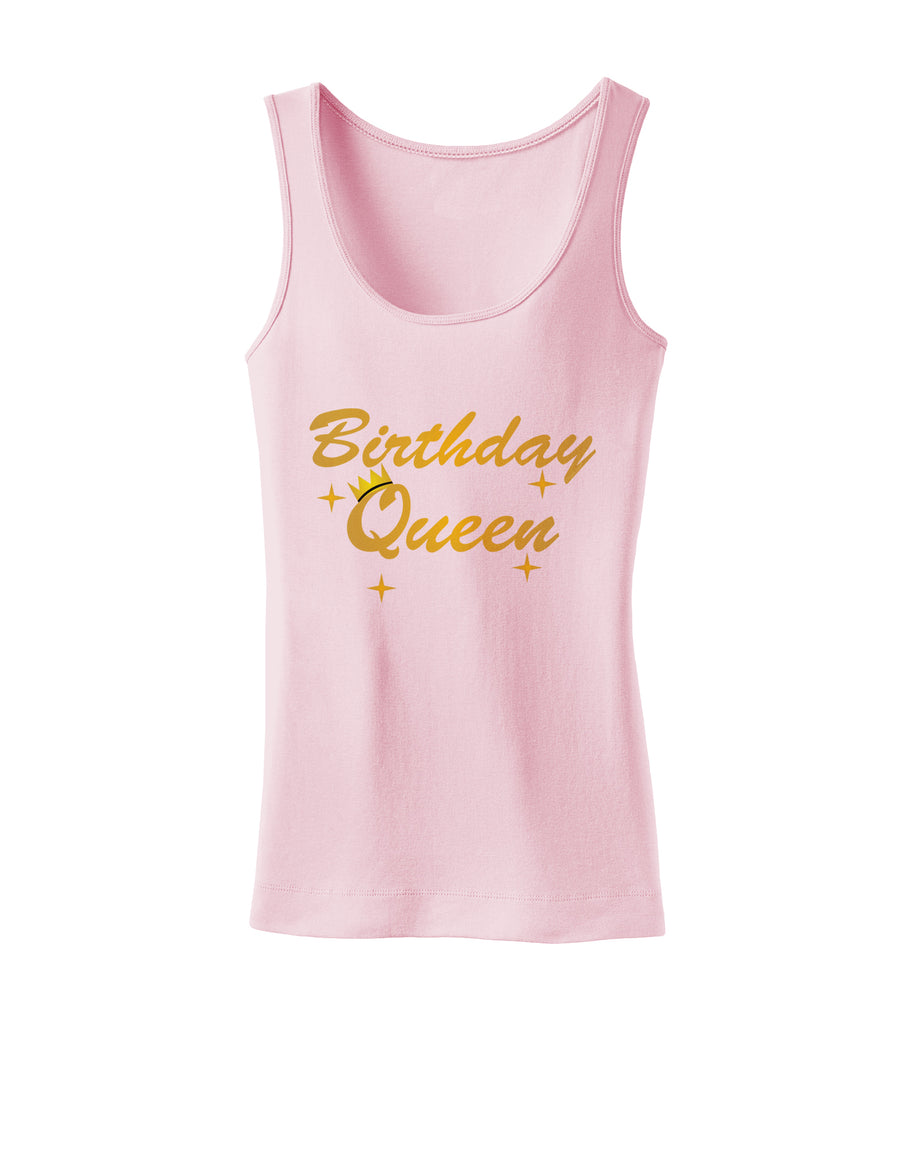 Birthday Queen Text Womens Petite Tank Top by TooLoud-TooLoud-White-X-Small-Davson Sales