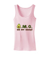 OMG - Oh My Guac - Guacamole Design Womens Tank Top by TooLoud-Womens Tank Tops-TooLoud-SoftPink-X-Small-Davson Sales