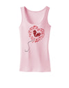 Broken Heart Popped Red Heart Balloon Womens Tank Top-Womens Tank Tops-TooLoud-SoftPink-X-Small-Davson Sales