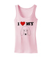 I Heart My - Cute Poodle Dog - White Womens Tank Top by TooLoud-Womens Tank Tops-TooLoud-SoftPink-X-Small-Davson Sales