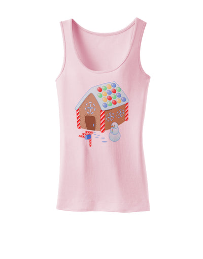 Little Gingerbread House Design #1 Womens Tank Top by TooLoud-Womens Tank Tops-TooLoud-SoftPink-X-Small-Davson Sales