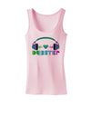 Heart Dubstep Womens Tank Top-Womens Tank Tops-TooLoud-SoftPink-X-Small-Davson Sales