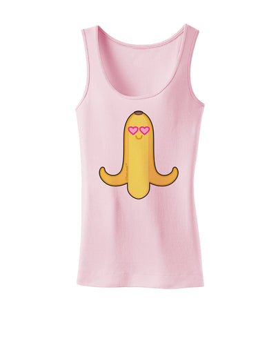 Infatuated Banana - Heart Eyes Womens Tank Top by TooLoud-Womens Tank Tops-TooLoud-SoftPink-X-Small-Davson Sales