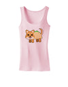 Cute Taco Dog Womens Petite Tank Top-TooLoud-SoftPink-X-Small-Davson Sales