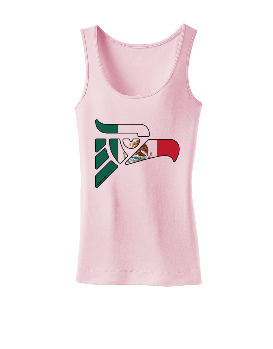 Hecho en Mexico Eagle Symbol - Mexican Flag Womens Tank Top by TooLoud-Womens Tank Tops-TooLoud-White-X-Small-Davson Sales