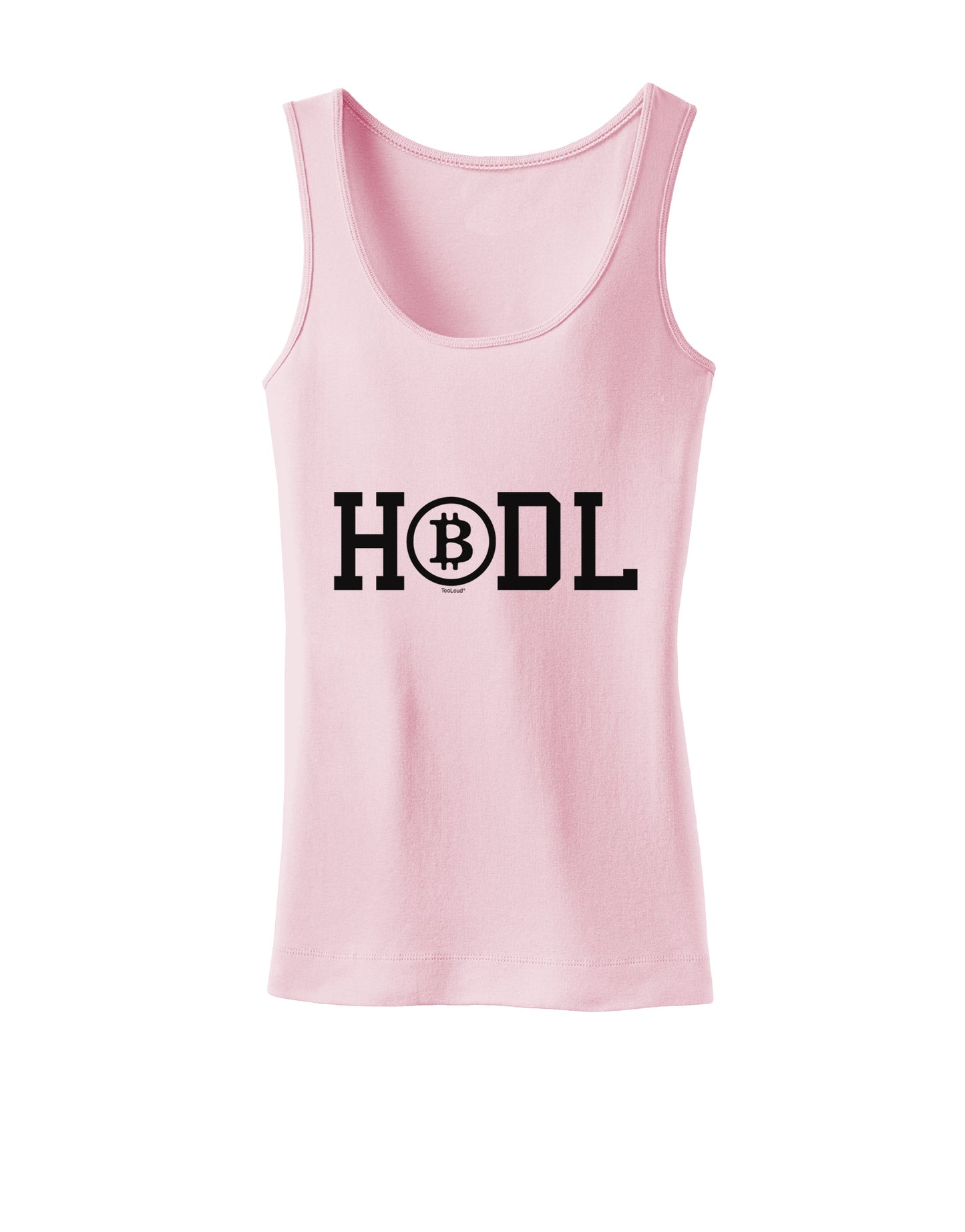 HODL Bitcoin Womens Petite Tank Top-Womens Tank Tops-TooLoud-SoftPink-X-Small-Davson Sales