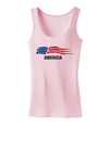 America Flag Womens Tank Top-Womens Tank Tops-TooLoud-SoftPink-X-Small-Davson Sales