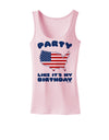 Party Like It's My Birthday - 4th of July Womens Tank Top-Womens Tank Tops-TooLoud-SoftPink-X-Small-Davson Sales