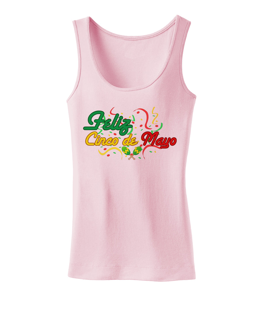 Feliz Cinco De Mayo Womens Tank Top-Womens Tank Tops-TooLoud-White-X-Small-Davson Sales