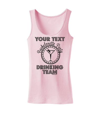 Personalized -Name- Bachelorette Party Drinking Team Womens Tank Top-Womens Tank Tops-TooLoud-SoftPink-X-Small-Davson Sales