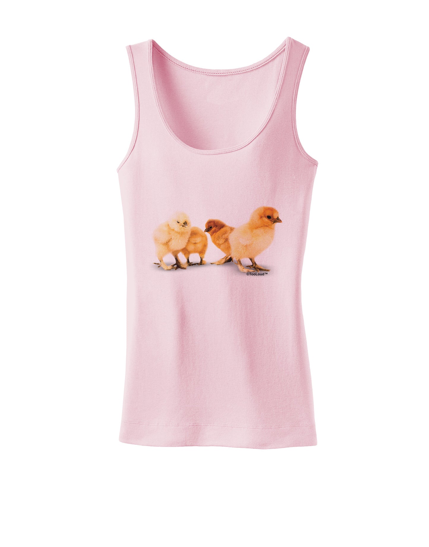 Cute Chicks Womens Petite Tank Top-TooLoud-SoftPink-X-Small-Davson Sales