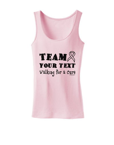 Personalized Team -Name- Walking for a Cure Womens Tank Top-Womens Tank Tops-TooLoud-SoftPink-X-Small-Davson Sales