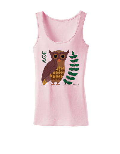 Owl of Athena Womens Tank Top by TooLoud-Womens Tank Tops-TooLoud-SoftPink-X-Small-Davson Sales