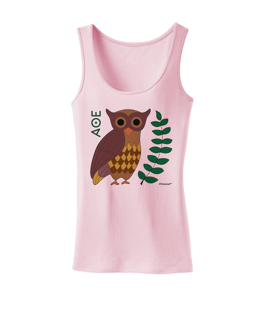 Owl of Athena Womens Tank Top by TooLoud-Womens Tank Tops-TooLoud-White-X-Small-Davson Sales