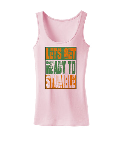 Lets Get Ready To Stumble Womens Petite Tank Top by TooLoud-TooLoud-SoftPink-X-Small-Davson Sales