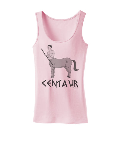 Greek Mythology Centaur Design - Grayscale - Text Womens Tank Top by TooLoud-Womens Tank Tops-TooLoud-SoftPink-X-Small-Davson Sales