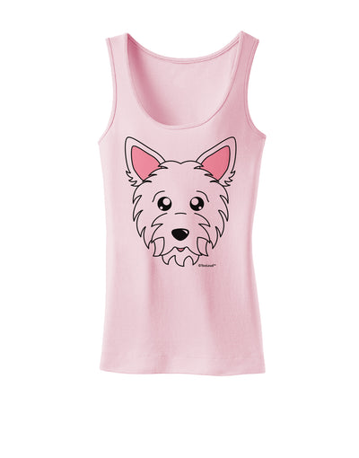 Cute West Highland White Terrier Westie Dog Womens Tank Top by TooLoud-Womens Tank Tops-TooLoud-SoftPink-X-Small-Davson Sales