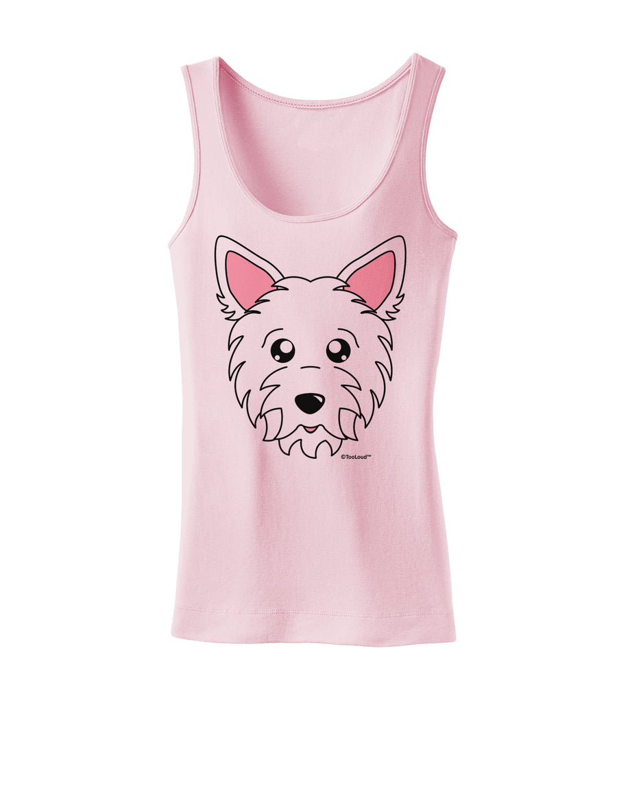 Cute West Highland White Terrier Westie Dog Womens Tank Top by TooLoud-Womens Tank Tops-TooLoud-White-X-Small-Davson Sales