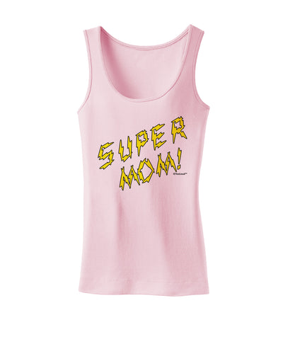 Super Mom - Lightening Bolt Design Womens Tank Top by TooLoud-Womens Tank Tops-TooLoud-SoftPink-X-Small-Davson Sales