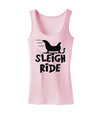 Sleigh Ride BnW Womens Tank Top-Womens Tank Tops-TooLoud-SoftPink-X-Small-Davson Sales