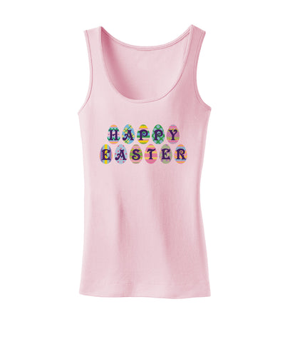 Easter Eggs Happy Easter Womens Tank Top-Womens Tank Tops-TooLoud-SoftPink-X-Small-Davson Sales