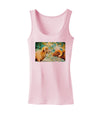 TooLoud Two Bighorn Rams Watercolor Womens Tank Top-Womens Tank Tops-TooLoud-SoftPink-X-Small-Davson Sales