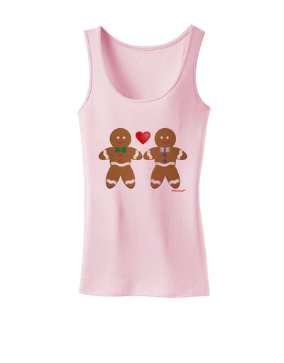 Gingerbread Man Couple Womens Tank Top by TooLoud-Womens Tank Tops-TooLoud-SoftPink-X-Small-Davson Sales