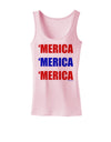 Merica Merica Merica - Red and Blue Womens Tank Top-Womens Tank Tops-TooLoud-SoftPink-X-Small-Davson Sales