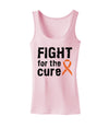 Fight for the Cure - Orange Ribbon Leukemia Womens Tank Top-Womens Tank Tops-TooLoud-SoftPink-X-Small-Davson Sales