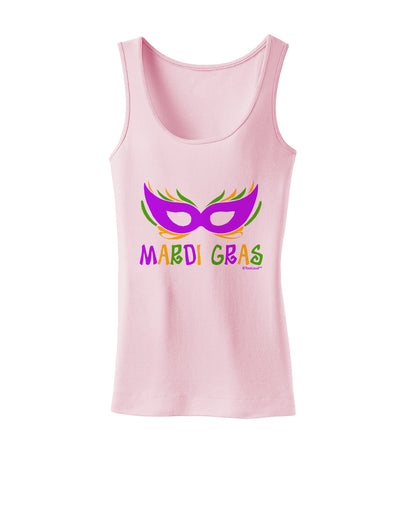 Mardi Gras - Purple Gold Green Mask Womens Tank Top by TooLoud-Womens Tank Tops-TooLoud-SoftPink-X-Small-Davson Sales