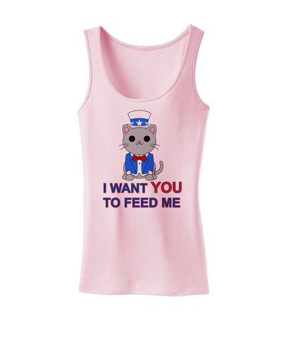 Patriotic Cat I Want You Womens Tank Top by TooLoud-Womens Tank Tops-TooLoud-SoftPink-X-Small-Davson Sales