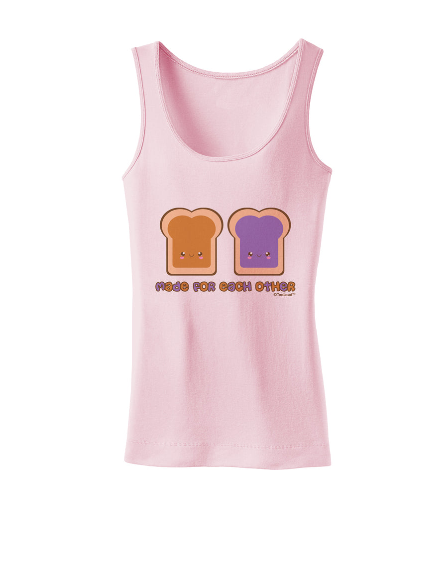 Cute PB and J Design - Made for Each Other Womens Tank Top by TooLoud-Womens Tank Tops-TooLoud-White-X-Small-Davson Sales