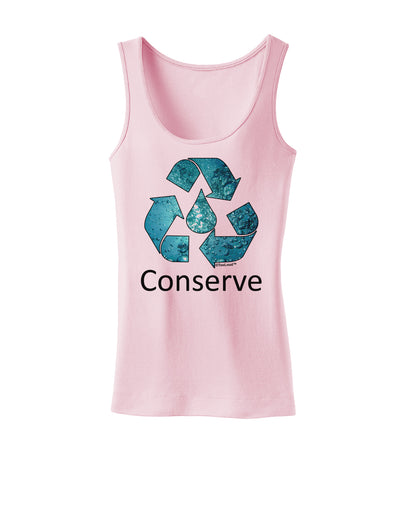 Water Conservation Text Womens Tank Top by TooLoud-Womens Tank Tops-TooLoud-SoftPink-X-Small-Davson Sales