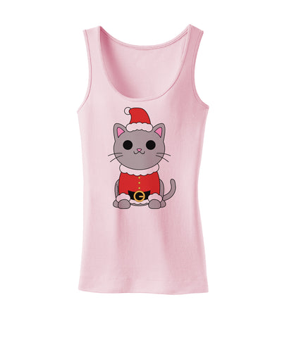 Mr. Whiskerton Santa Suit - Christmas Womens Tank Top by TooLoud-Womens Tank Tops-TooLoud-SoftPink-X-Small-Davson Sales