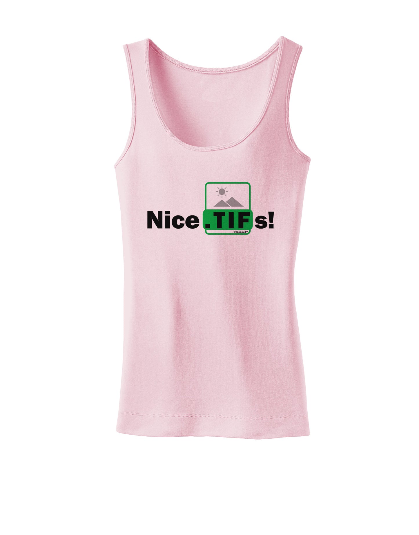 Nice Tifs Womens Petite Tank Top-TooLoud-SoftPink-X-Small-Davson Sales