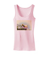 Bighorn Ram WatercolorText Womens Tank Top-Womens Tank Tops-TooLoud-SoftPink-X-Small-Davson Sales